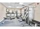 Bright community gym with modern fitness equipment including treadmills and weight machines at 31031 Whitlock Dr, Wesley Chapel, FL 33543