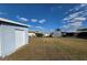 Backyard includes additional storage shed and outdoor space at 36830 Kimela Ave, Zephyrhills, FL 33542