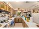 Traditional kitchen features wooden cabinets and a white countertop, exuding a cozy and functional atmosphere at 539 Freeport N Ave, St Petersburg, FL 33702