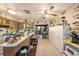 Large kitchen featuring ample counter space with an open design flowing into the living area at 539 Freeport N Ave, St Petersburg, FL 33702