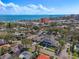 Aerial of neighborhood, near the bay and beaches, with a beautiful skyline view at 635 13Th Ne Ave, St Petersburg, FL 33701