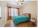 Bedroom with hardwood floors and natural light at 635 13Th Ne Ave, St Petersburg, FL 33701