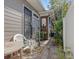 Cozy outdoor space with seating area, potted plants, and decorative accents at 635 13Th Ne Ave, St Petersburg, FL 33701