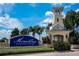 Welcoming Mirabay community entrance with lush landscaping and clear blue skies at 811 Winterside Dr, Apollo Beach, FL 33572