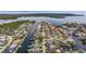 Waterfront homes and community with stunning canal access and lush landscaping at 2031 Tanglewood Ne Way, St Petersburg, FL 33702