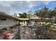 Exterior shot of the backyard with patio at 3112 Desoto Rd, Sarasota, FL 34234