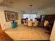 Dining room with dining table, chairs, and tiled flooring at 3112 Desoto Rd, Sarasota, FL 34234