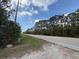 A road stretches past the property, lined with trees and foliage at 3112 Desoto Rd, Sarasota, FL 34234