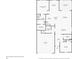 Detailed floor plan of the house layout, including room dimensions and layout of main floor at 31837 Cannon Rush Dr, San Antonio, FL 33576