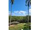 Bright sky with white clouds and palm trees in front of green trees and walkways at 4801 Osprey S Dr # 209, St Petersburg, FL 33711