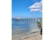 Beautiful waterfront view featuring a wooden pier extending into clear blue waters at 4801 Osprey S Dr # 209, St Petersburg, FL 33711