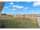 Fenced backyard featuring a tranquil pond view at 5236 Clover Mist Dr, Apollo Beach, FL 33572