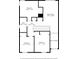 Detailed floor plan showcasing the layout of the home's living spaces on the second floor at 5236 Clover Mist Dr, Apollo Beach, FL 33572