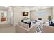 Comfortable living room with stylish decor, plush seating, and a wall-mounted television at 5236 Clover Mist Dr, Apollo Beach, FL 33572