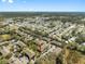 This aerial view highlights the property's location within a leafy neighborhood with convenient parking at 6262 Maisie Rd, Zephyrhills, FL 33542