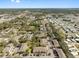 Sprawling aerial view of community, showcasing lush landscaping, ample parking, and proximity to city amenities at 6262 Maisie Rd, Zephyrhills, FL 33542