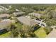 A beautiful aerial view of apartments with ample parking and beautiful landscaping at 6262 Maisie Rd, Zephyrhills, FL 33542
