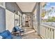 Inviting screened porch with outdoor seating and a grill at 7403 S Obrien St, Tampa, FL 33616