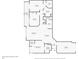 Detailed floor plan of a home with labeled rooms, dimensions, and layout at 846 Normandy Trace Rd, Tampa, FL 33602