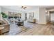 Bright living room with stylish furniture and an open view to the outdoors at 846 Normandy Trace Rd, Tampa, FL 33602