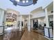 Stunning community lobby featuring stately columns and a comfortable lounge area at 8517 Sea Harbour Ln # 103, Temple Terrace, FL 33637