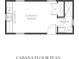 The floor plan includes a cabana room, a kitchen and a bathroom at 1000 46Th N Ave, St Petersburg, FL 33703