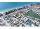 Beautiful aerial view of canal-front homes near the beach, offering a serene coastal living experience at 120 148Th E Ave, Madeira Beach, FL 33708