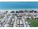 Breathtaking aerial view of beachside community with Gulf views and waterway access at 120 148Th E Ave, Madeira Beach, FL 33708