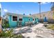 Outdoor patio space with room for seating and a grill at 120 148Th E Ave, Madeira Beach, FL 33708