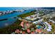 Wonderful aerial view shows this property's proximity to the water at 14511 Catalina Cir # 14511, Seminole, FL 33776