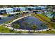 Enjoy the community pond with fountain and parking at 14511 Catalina Cir # 14511, Seminole, FL 33776