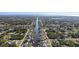 Wide angle aerial shot of canal community with waterways stretching towards the horizon at 18350 Burkholder Cir, Port Charlotte, FL 33948
