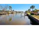 Scenic canal view showcasing waterfront living and nearby docks for boating enthusiasts at 18350 Burkholder Cir, Port Charlotte, FL 33948