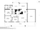 Detailed floor plan showcasing the layout of this 3-bedroom home, including kitchen and living areas at 2851 66Th N Way, St Petersburg, FL 33710