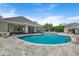 Large community pool with covered seating area for residents and guests at 3673 Kings Rd # 102, Palm Harbor, FL 34685