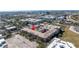 Expansive aerial view of a community complex with a courtyard and parking, surrounded by city landscape at 4221 W Spruce St # 1325, Tampa, FL 33607