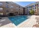Beautiful pool and lounge chairs are located in the Villa Sonoma community at 4221 W Spruce St # 1325, Tampa, FL 33607
