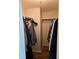 Organized closet with clothing racks and wood flooring at 4915 Bay Ne St # 322, St Petersburg, FL 33703