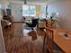 Inviting living room featuring hardwood floors, comfortable seating, and lots of natural light at 4915 Bay Ne St # 322, St Petersburg, FL 33703