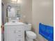 Clean bathroom with a modern sink and countertop at 5840 30Th S Ave # 208, Gulfport, FL 33707