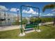 Community swing near the docks, offering a relaxing spot with waterfront views at 5840 30Th S Ave # 208, Gulfport, FL 33707