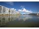 Scenic view of the water, showcasing waterfront apartments and tranquil scenery at 5840 30Th S Ave # 208, Gulfport, FL 33707