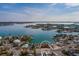 Aerial view of waterfront property with access to Tampa Bay surrounded by beautiful waterways! at 7013 Boca Ciega Dr, St Pete Beach, FL 33706