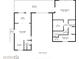 Detailed floor plan showcasing layout of rooms on the second floor at 7013 Boca Ciega Dr, St Pete Beach, FL 33706