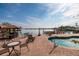 Picturesque waterfront with a pool and patio, perfect for relaxing and enjoying scenic views at 7013 Boca Ciega Dr, St Pete Beach, FL 33706