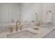 Close up of granite countertop and sleek gold hardware at 4110 W Swann Ave, Tampa, FL 33609