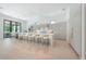 Expansive kitchen featuring a large center island with seating and modern appliances at 4110 W Swann Ave, Tampa, FL 33609