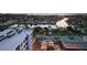 Stunning aerial view of a charming waterfront community with beautiful canals and lush landscaping at 4400 37Th S St # 3, St Petersburg, FL 33711