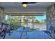 Relaxing balcony with a view of the street and lush trees at 4400 37Th S St # 3, St Petersburg, FL 33711