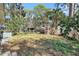 Fenced backyard with mature trees and foliage offering shade at 4928 Petunia Ct, New Port Richey, FL 34652